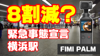 【FIMI PALM】緊急事態宣言で外出自粛中の横浜駅周辺は休日なのに閑散
